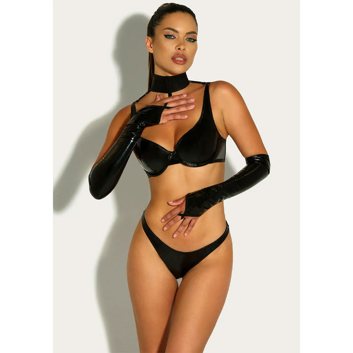 Oh La La Cheri Wear Me Now, Wear Me Later Gloves - Black