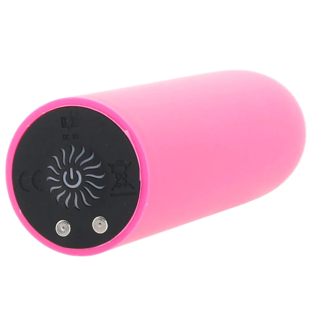 Pink Pussycat Rechargeable Silicone Bullet - Pink