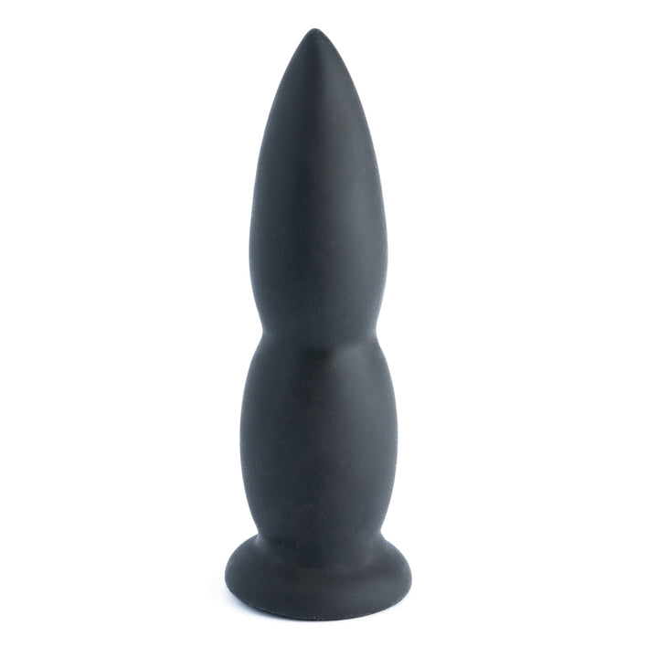 Platinum Liquid Silicone Sex Machine Attachment 6 Anal 6 Inch - Black