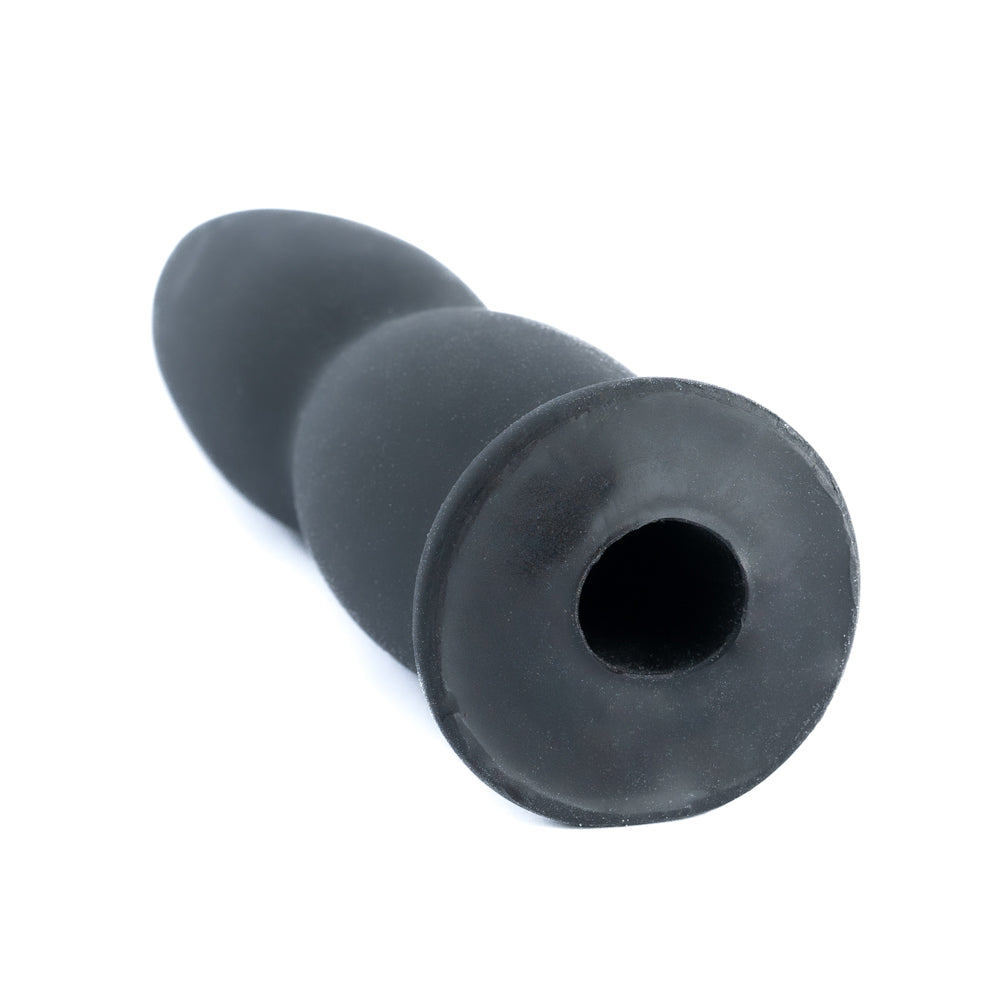 Platinum Liquid Silicone Sex Machine Attachment 6 Anal 6 Inch - Black