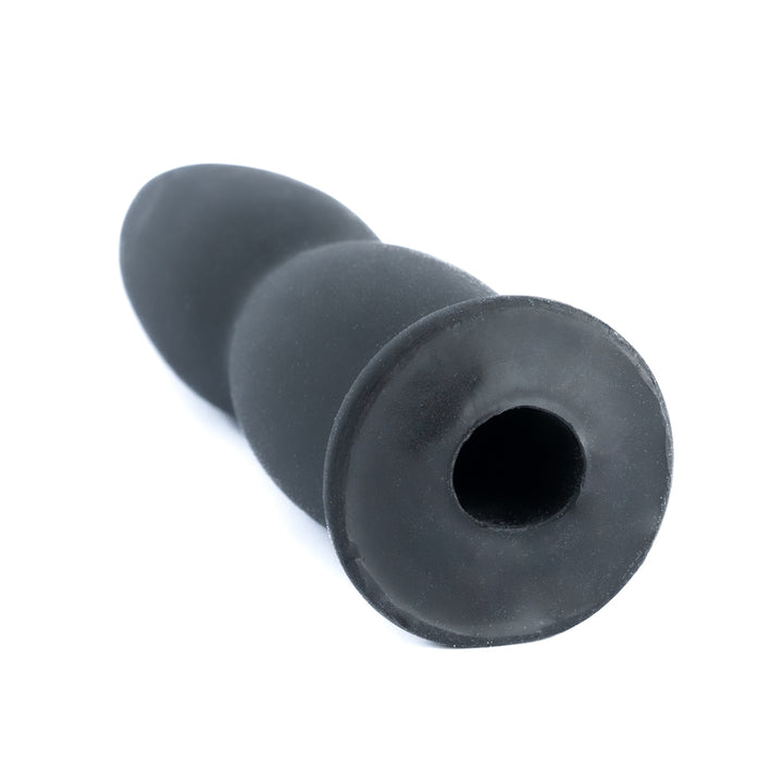 Platinum Liquid Silicone Sex Machine Attachment 6 Anal 6 Inch - Black