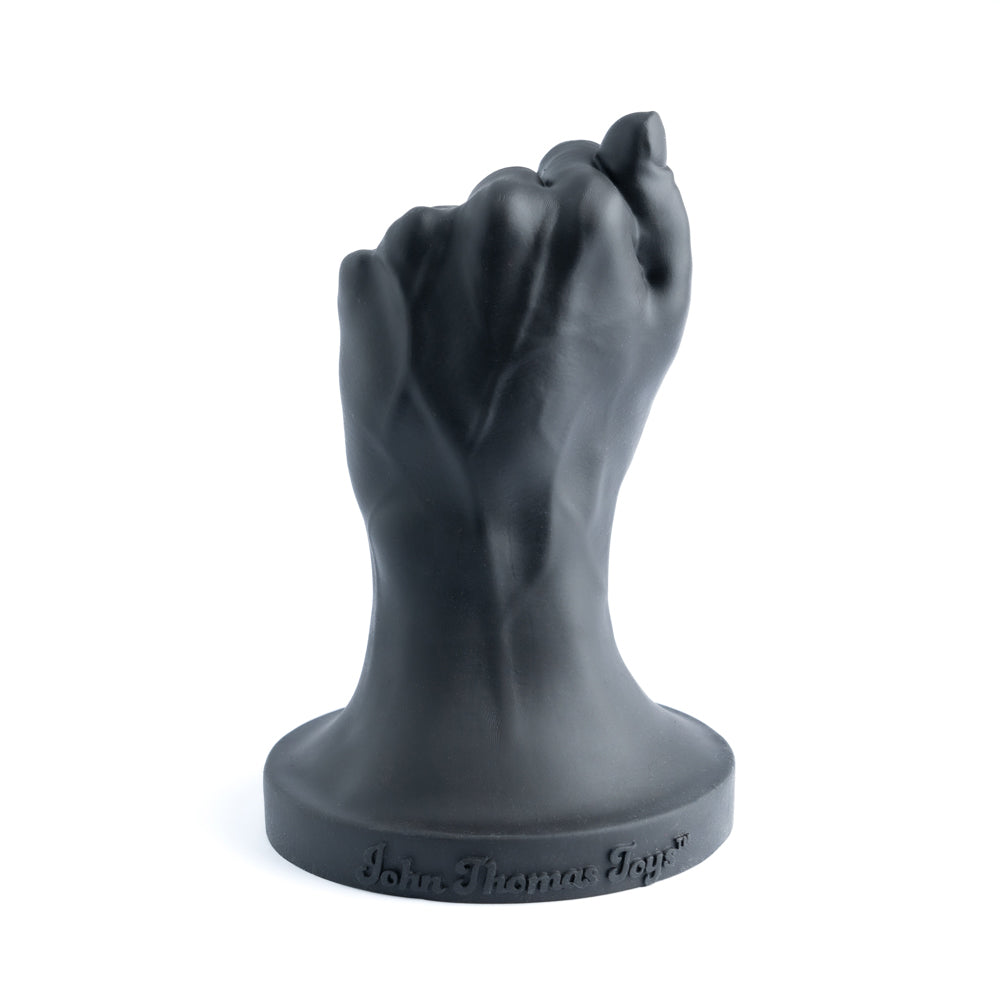 Platinum Liquid Silicone Stretcher Fist 7 Inch - Black