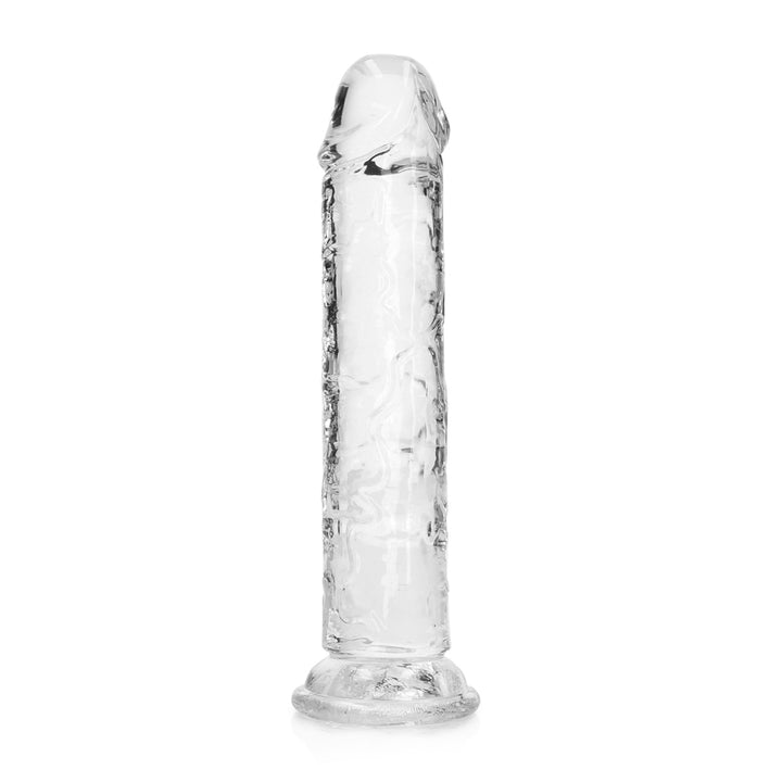 Shots Real Rock Crystal Clear 7 Inch Dildo - Clear