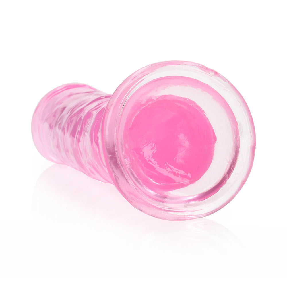 Shots Real Rock Crystal Clear 8 Inch Dildo - Pink