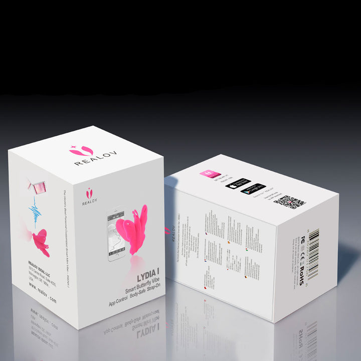 Realov Lydia I App Control Smart Butterfly Vibe - Purple