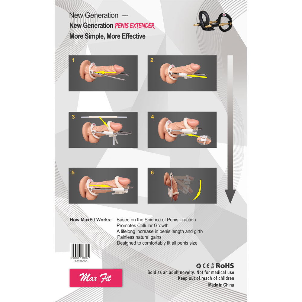 Realov Standard Penis Extender - Black