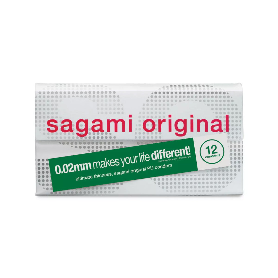 Sagami Original 0.02 PU Condom - 12 Pack