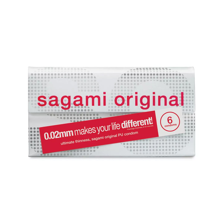 Sagami Original 0.02 PU Condom - 6 Pack