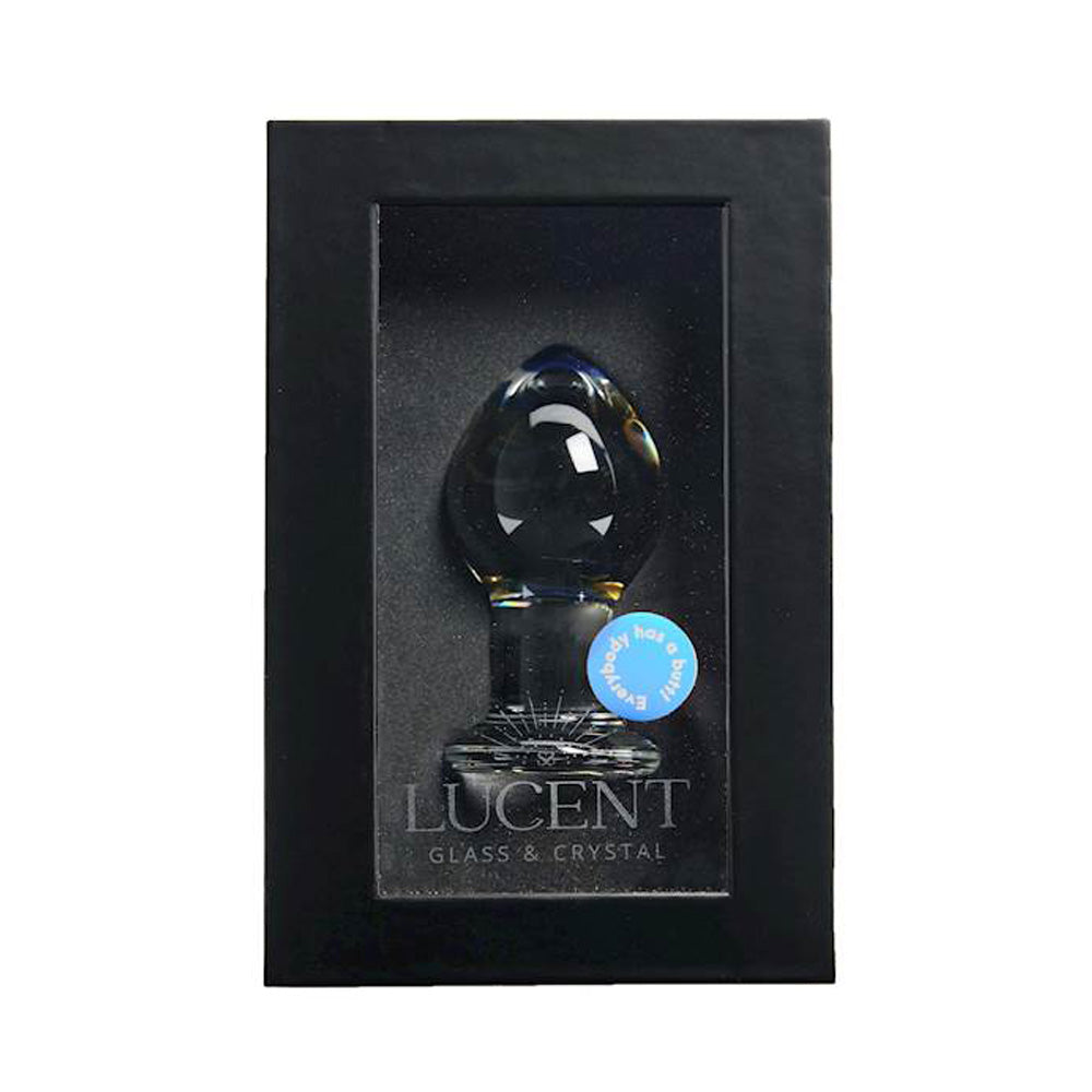 Share Satisfaction Lucent Prima Glass Butt Plug