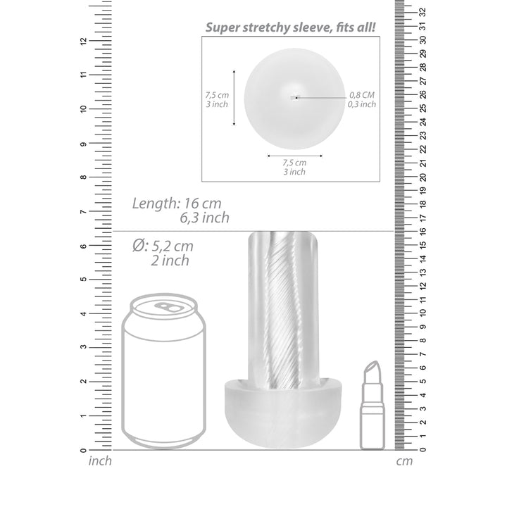 Shots Pumped Smart Rechargeable Cyber Pump With Masturbation Sleeve