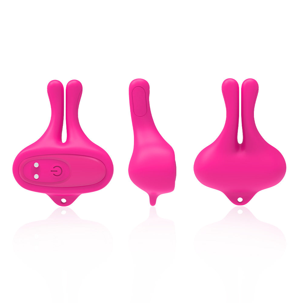 Spicy Bunny Bliss Vibrating Nipple Clamps
