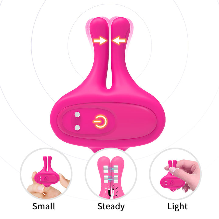 Spicy Bunny Bliss Vibrating Nipple Clamps
