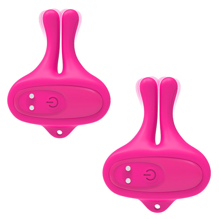 Spicy Bunny Bliss Vibrating Nipple Clamps