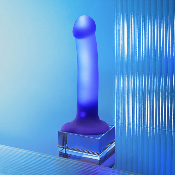 Strap On Me Glow LED Dildo Medium -  Purple