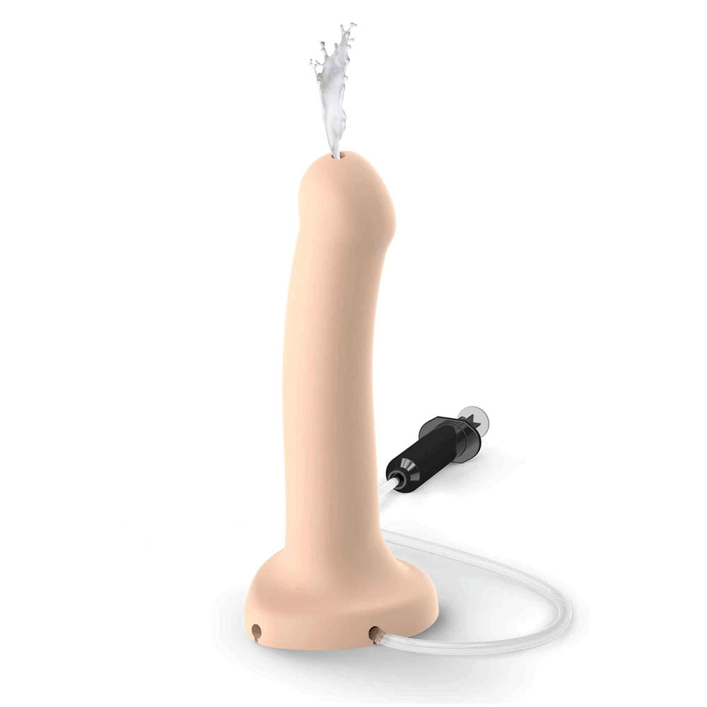 Strap On Me Semi Realistic Cum Dildo Large - Flesh
