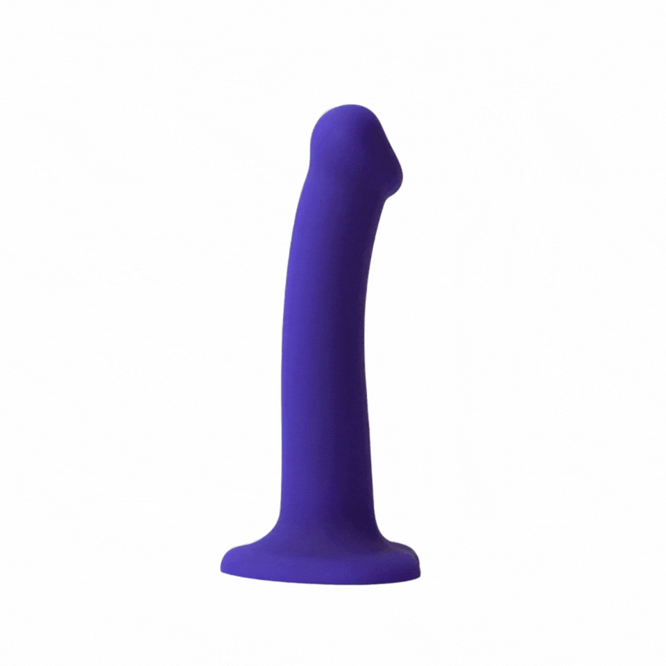 Strap On Me Glow LED Dildo Medium -  Purple