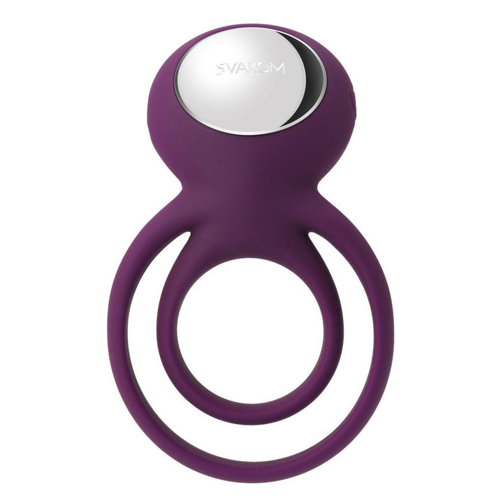 Svakom Tammy Rechargeable Vibrating Cock Ring - Violet