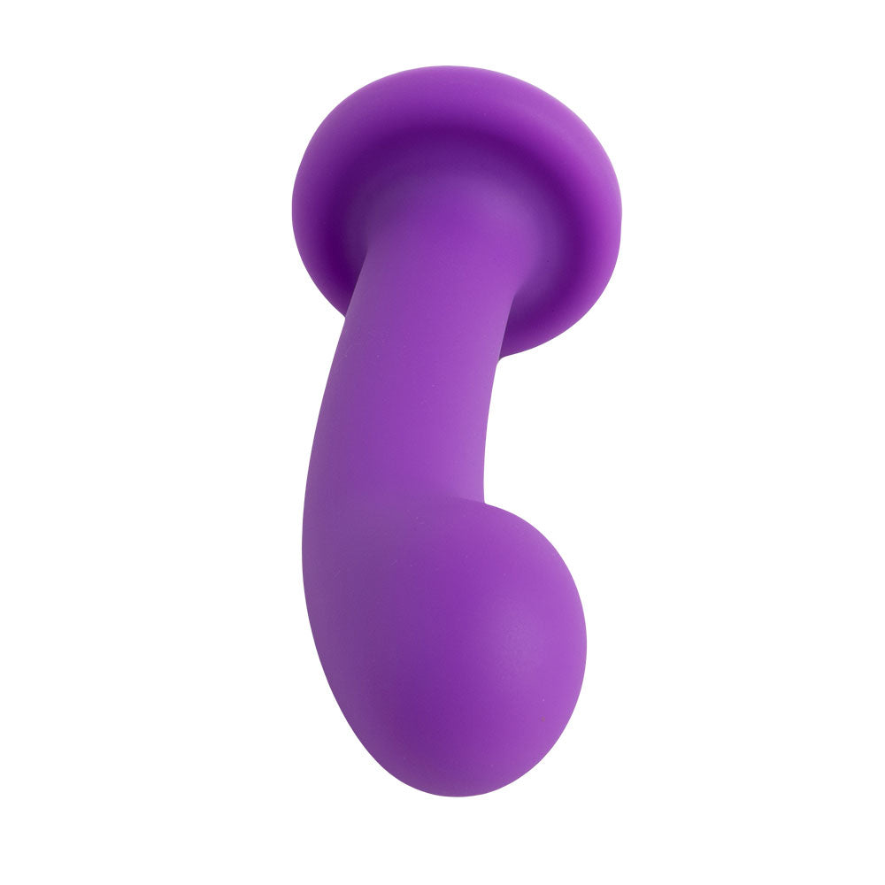 Topped The Spot Liquid Silicone Dildo 5.5 Inch - Purple