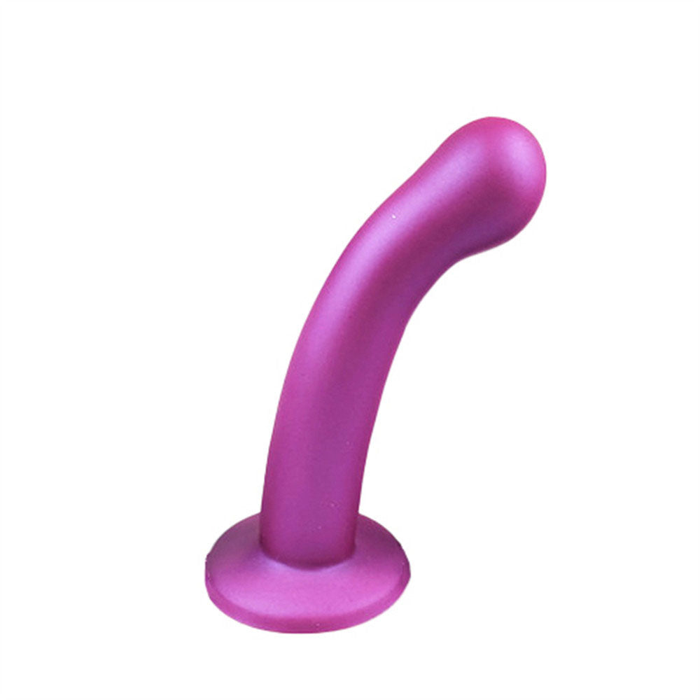 Topped The Spot Liquid Silicone Dildo 7.5 Inch - Purple