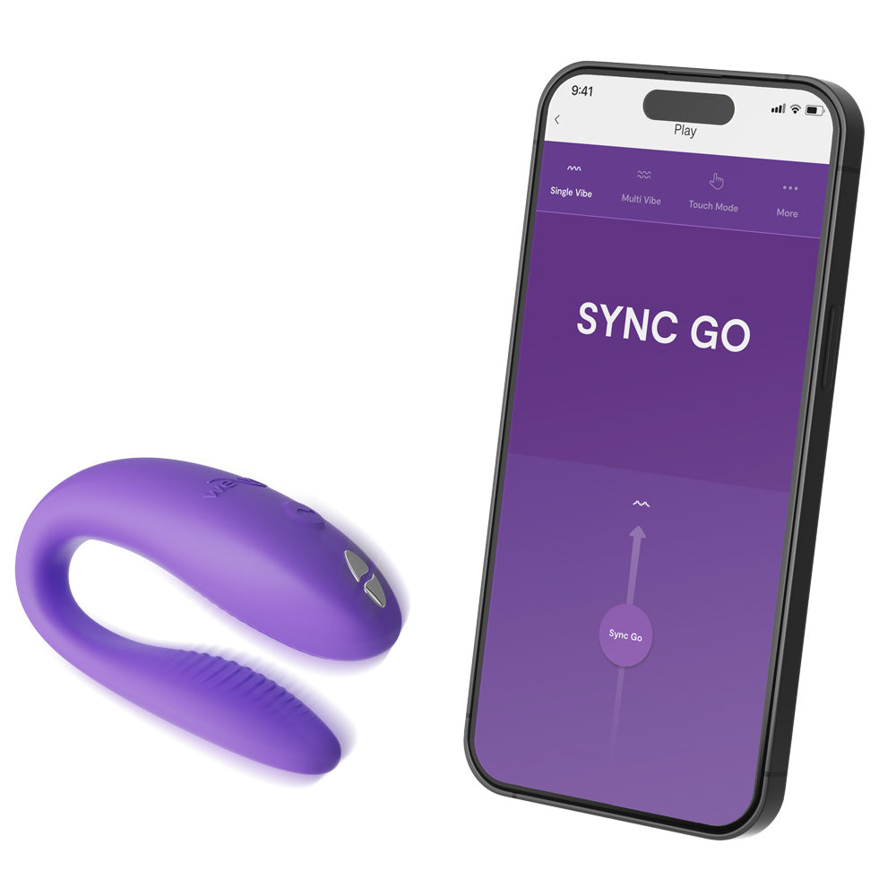 We Vibe Sync Go Teledildonic Couples Vibrator - Light Purple