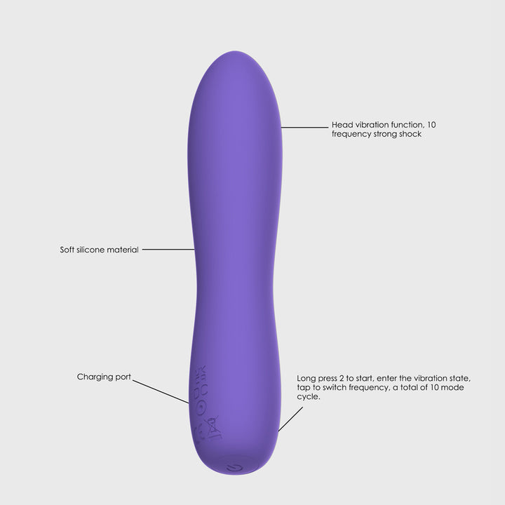Winyi Brandy Vibrator - Purple