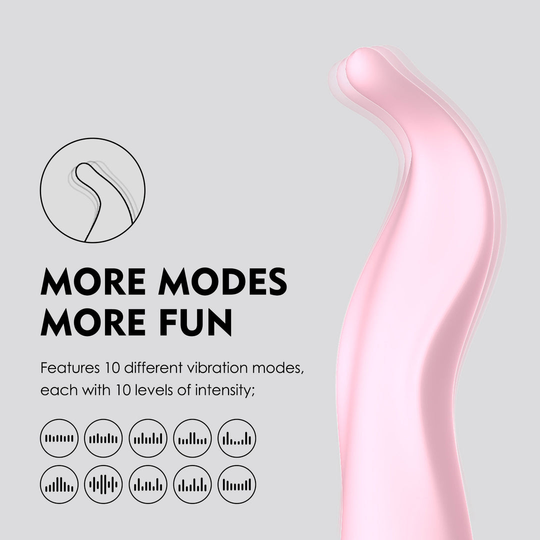 Winyi Cara Liquid Silicone Clitoral Stimulator - Pink