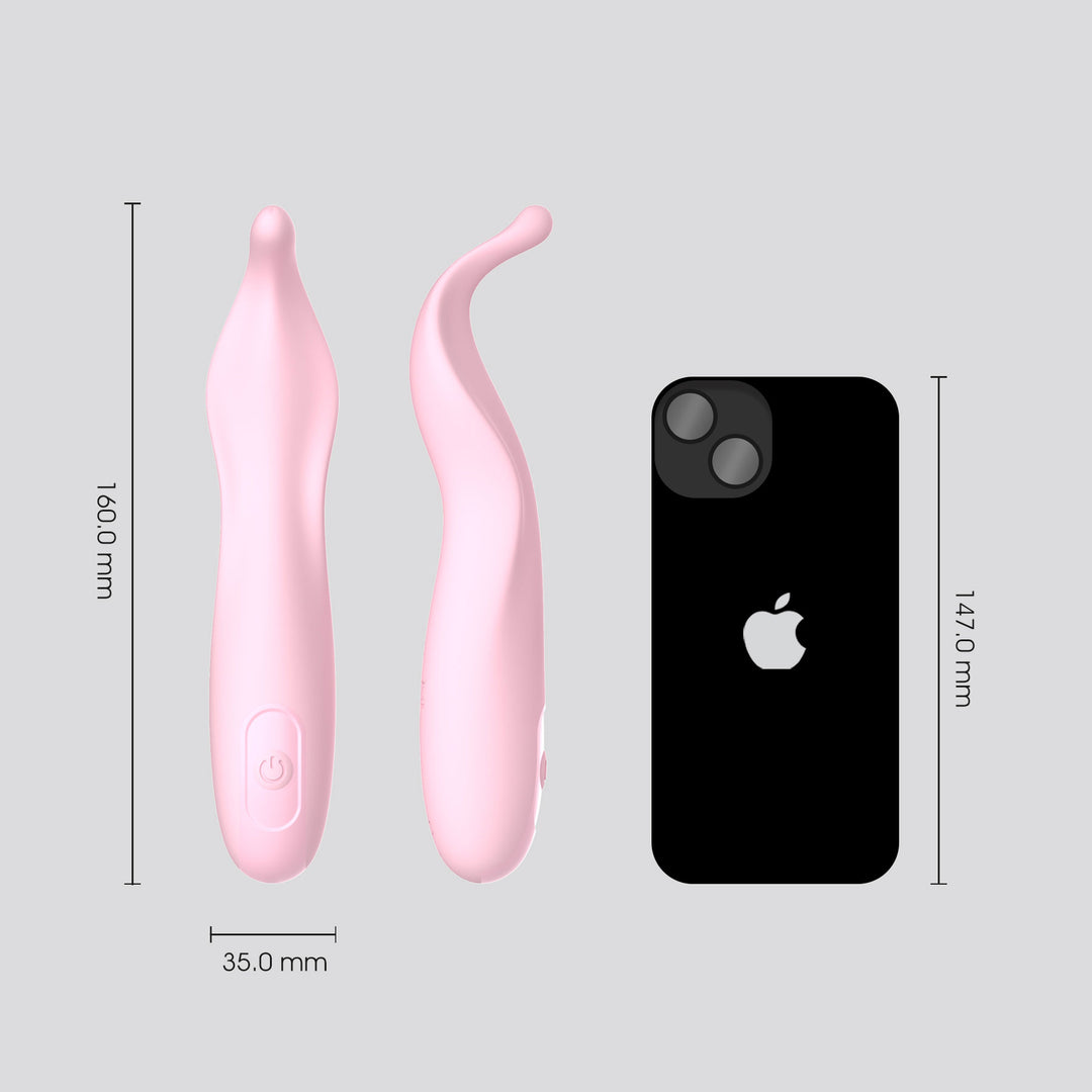 Winyi Cara Liquid Silicone Clitoral Stimulator - Pink