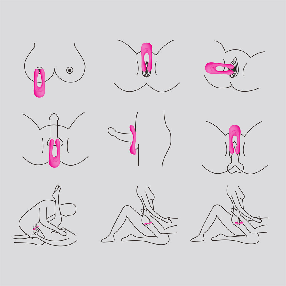 Winyi Dora Multi Function Vibrator - Rose