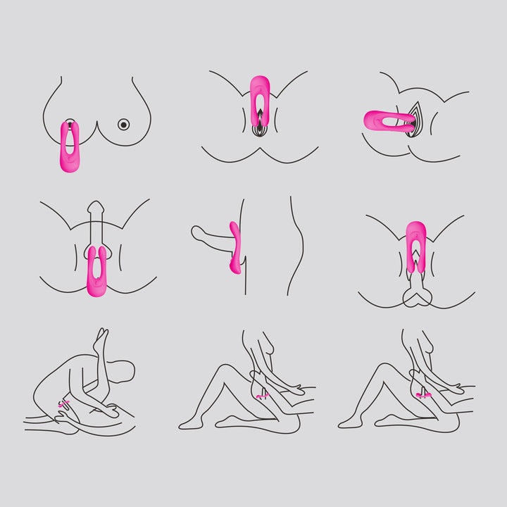 Winyi Dora Multi Function Vibrator - Rose