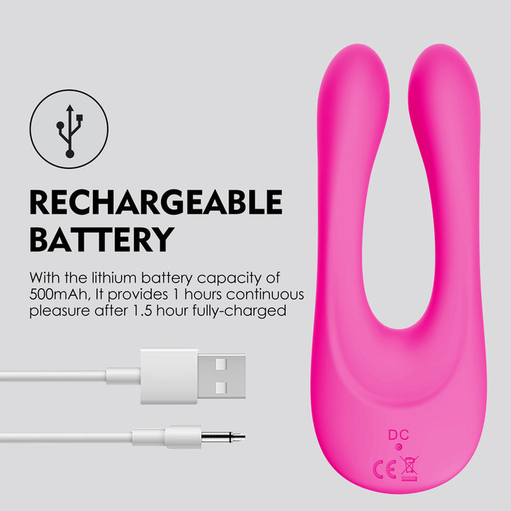 Winyi Dora Multi Function Vibrator - Rose