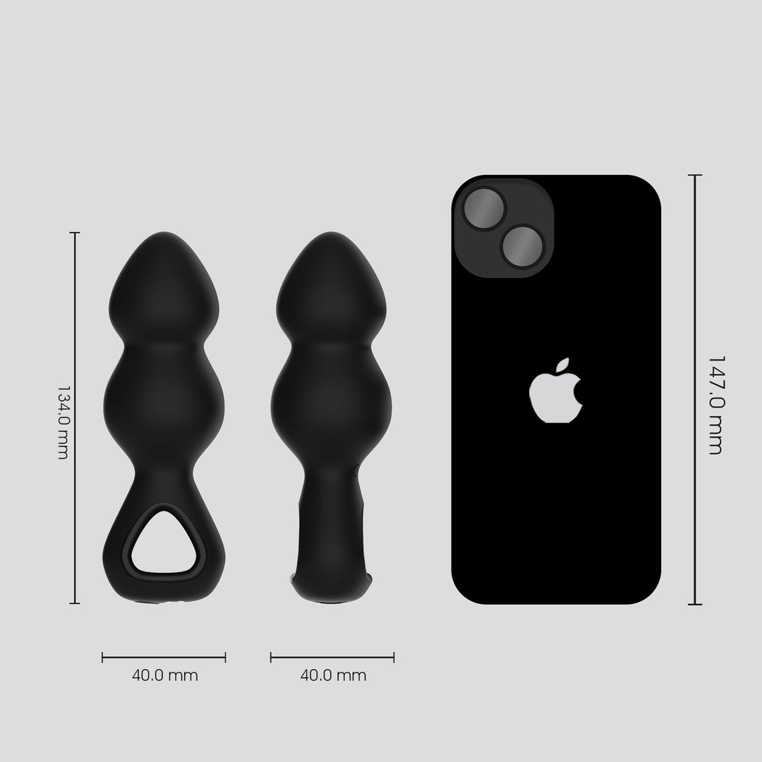 Winyi Henry Remote Control Anal Beads - Black