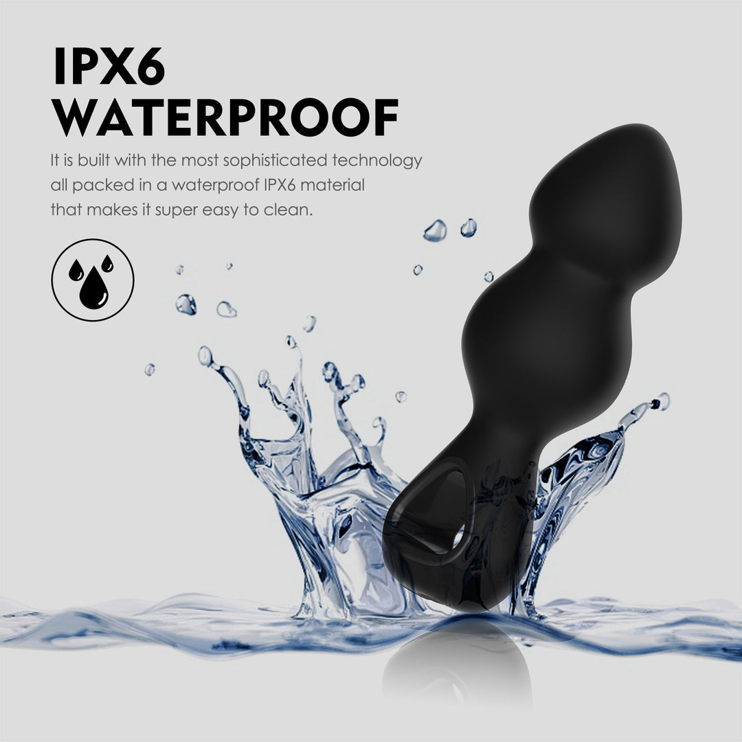 Winyi Henry Remote Control Anal Beads - Black