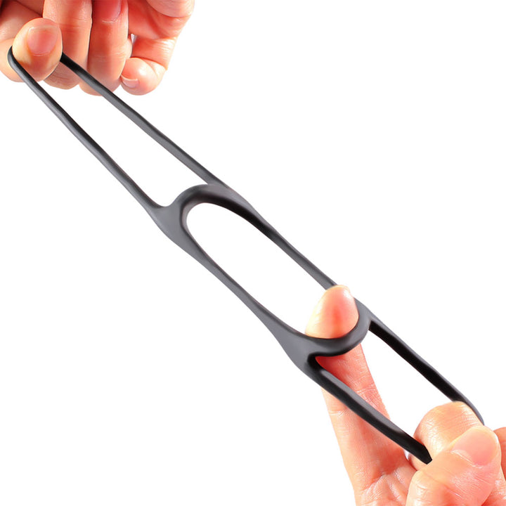 Winyi Liquid Silicone Cock Pump Silicone Erection Enhancer - Black