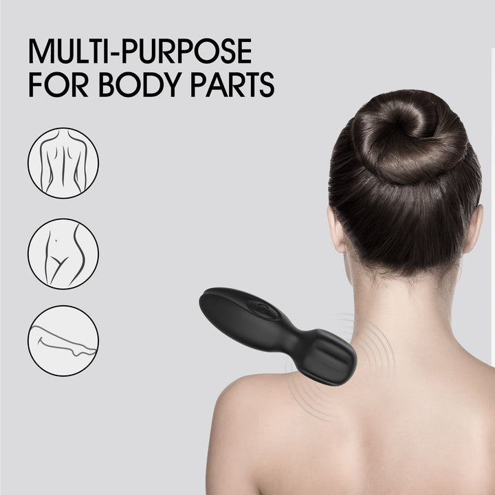 Winyi Luna Small Wand Vibrator - Black