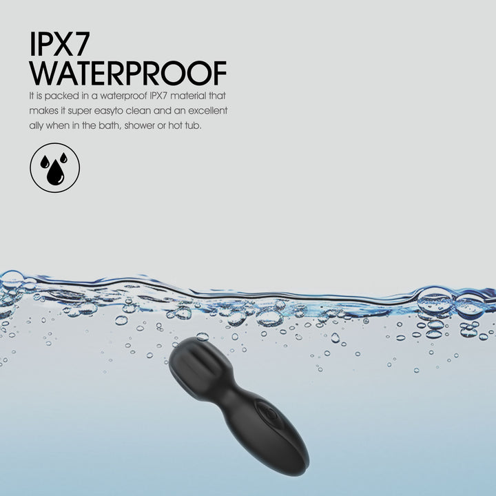 Winyi Luna Small Wand Vibrator - Black