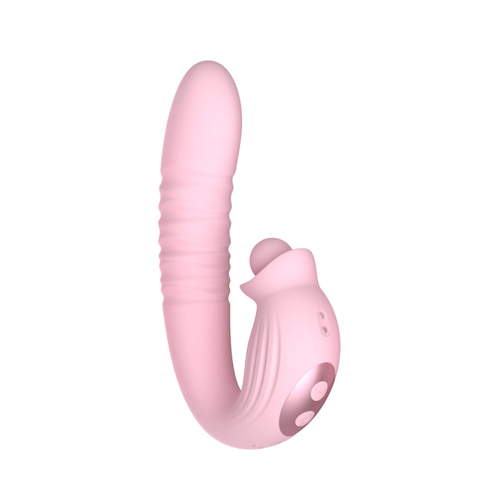 Winyi Tiffany Thrusting Multi Function Vibrator - Pink