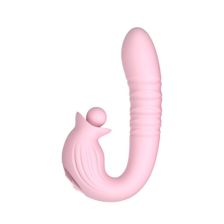 Winyi Tiffany Thrusting Multi Function Vibrator - Pink