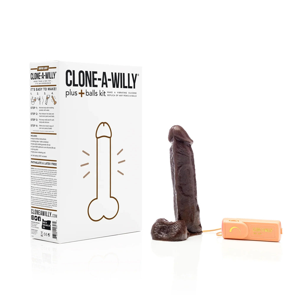 Clone A Willy Plus Balls Kit | Deep Skin Tone | DIY Dildo Pleasure Chest Clone A Willy Plus Balls Kit | Deep Skin Tone | DIY Dildo Pleasure Chest