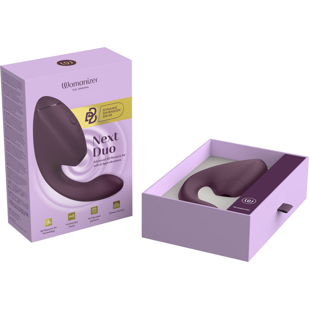 Womanizer Next 3D Duo Pleasure Air™ - Dark Purple
