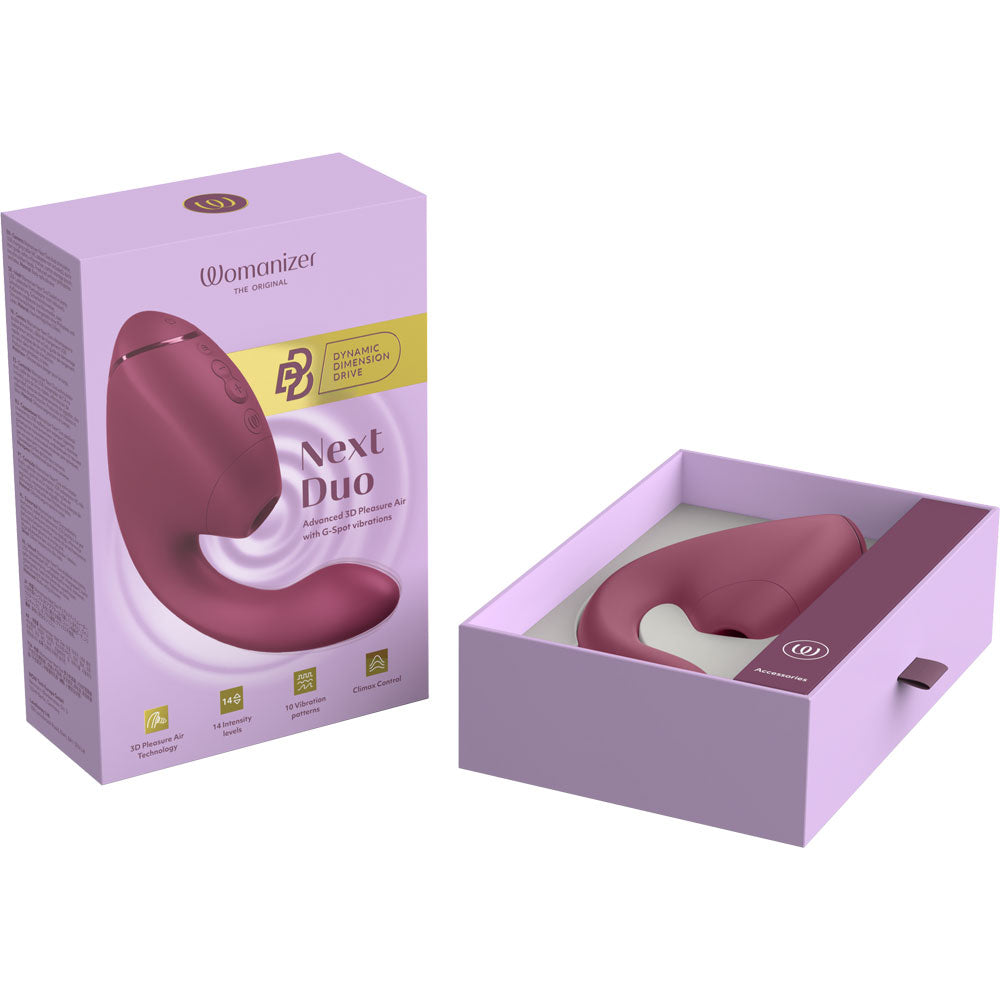 Womanizer Next 3D Duo Pleasure Air™ - Dusky Pink