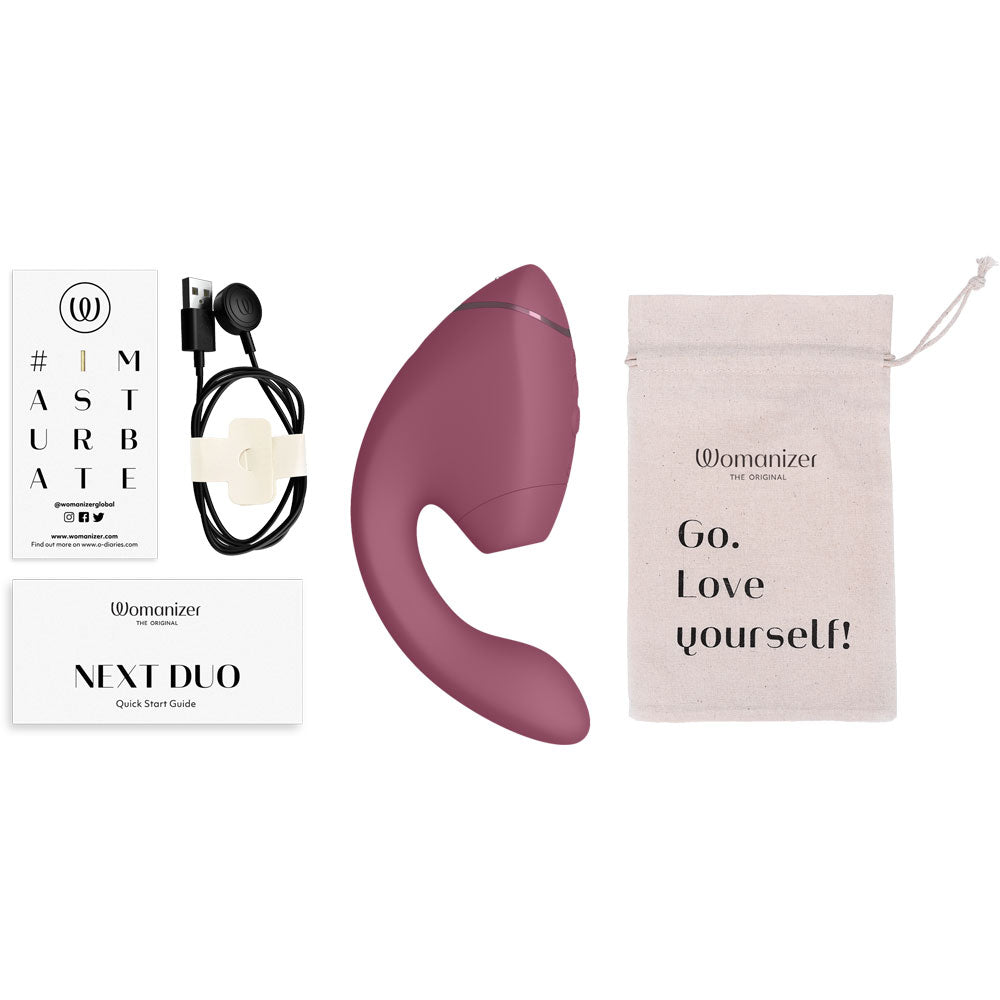 Womanizer Next 3D Duo Pleasure Air™ - Dusky Pink