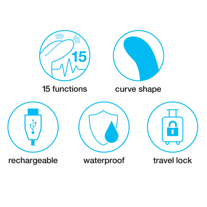 Happy Rabbit Slimline Curve Rechargeable Rabbit Vibrator - Pink