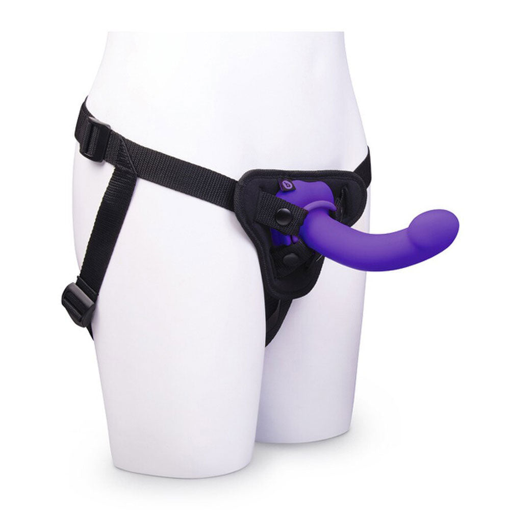 b-Vibe Vibrating Curved Strap On Kit