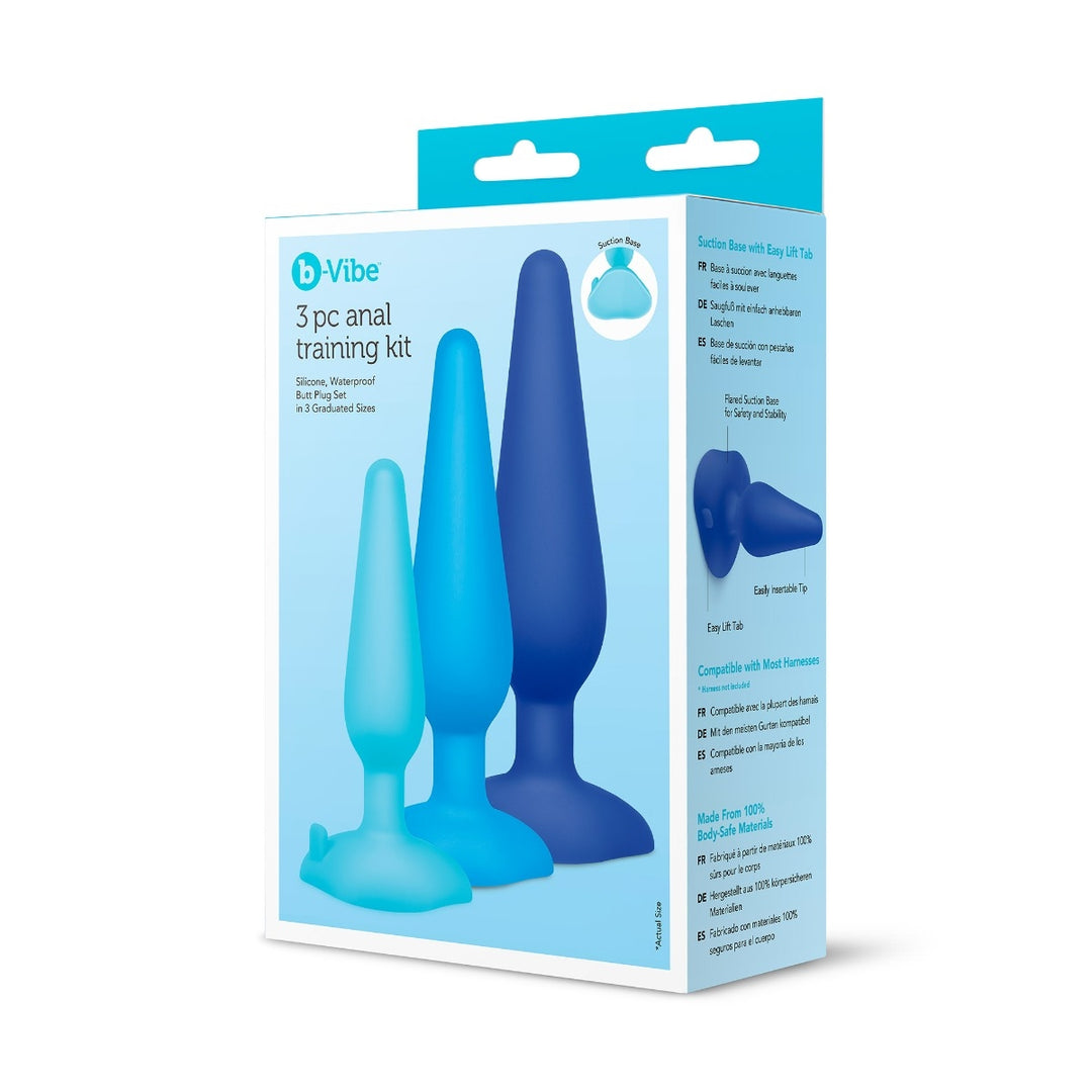 b-Vibe 3-Piece Anal Training Kit | Silicone Butt Plugs Pleasure Chest b-Vibe 3-Piece Anal Training Kit | Silicone Butt Plugs Pleasure Chest