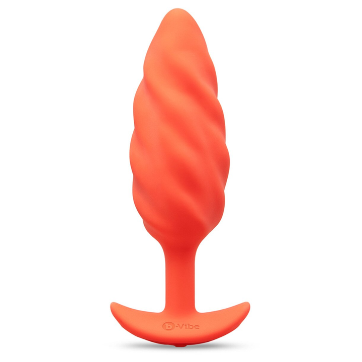 b-Vibe Swirl Texture Plug Orange