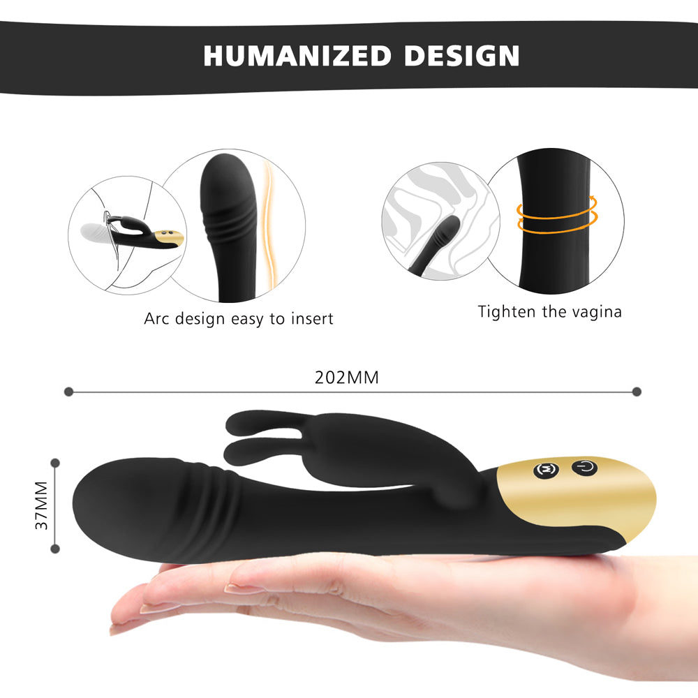 Winyi Arya Rabbit Vibrator | Black Pleasure Chest Winyi Arya Rabbit Vibrator | Black Pleasure Chest