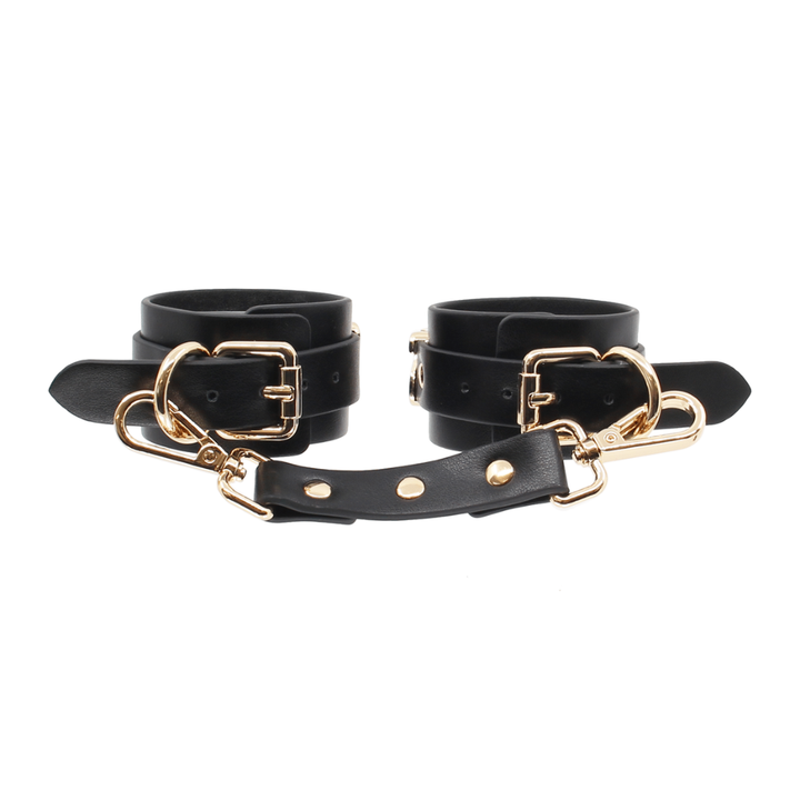 Love In Leather Yes Sir Faux Leather Wrist Cuffs