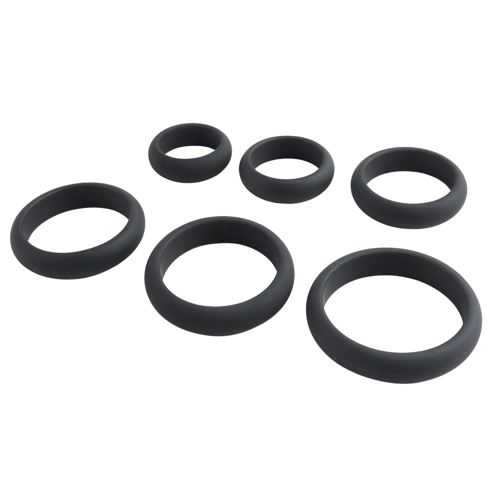 Cock Gear Silicone O Ring - Black