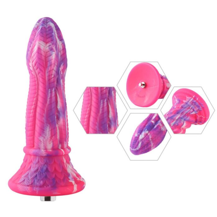 HiSmith - 10.3" Silicone Viper Rose (KlicLok)