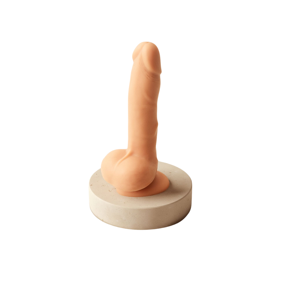 Strap On Me Rotating and Vibrating Realistic Dildo Large - Vanilla